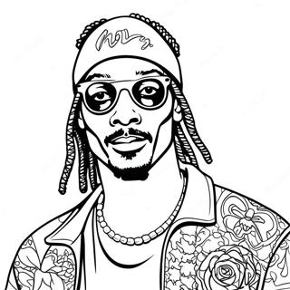 Pagina Para Colorir Do Snoop Dogg 19628-18352