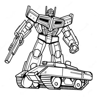 Pagina Para Colorir Do Megatron Se Transformando Em Um Tanque 19729-18435