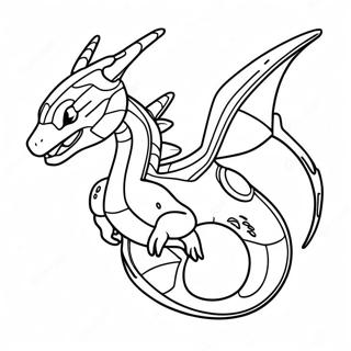 Pagina Para Colorir Do Mega Rayquaza Em Voo 19789-18481