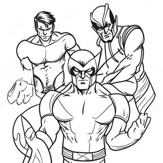 X-Men Páginas Para Colorir