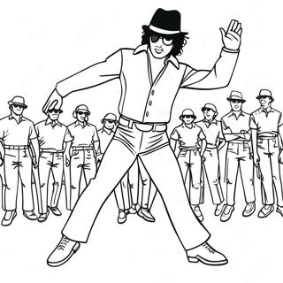 Pagina Para Colorir Do Michael Jackson Dancando Moonwalk 1982-1631