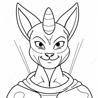 Beerus Páginas Para Colorir