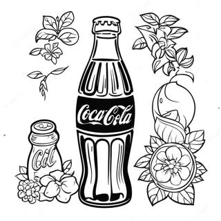 Pagina Para Colorir Da Garrafa Vintage Da Coca Cola 19879-18554