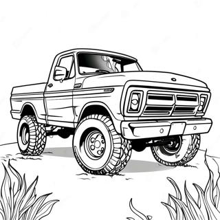 Pagina Para Colorir De Caminhao Ford Elevado 19908-18575