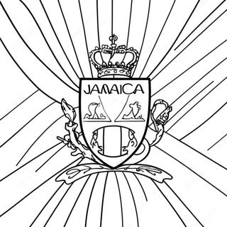 Pagina Para Colorir Da Bandeira Da Jamaica 19918-18582