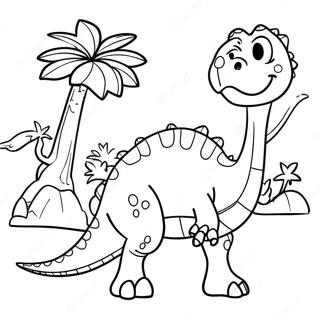 Pagina Para Colorir De Dinossauro 1-3