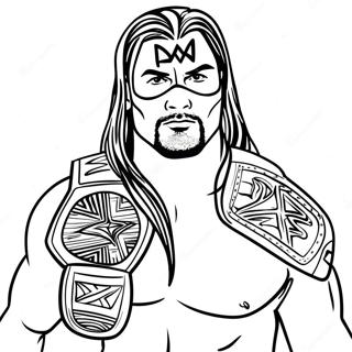 Pagina Para Colorir Wwe 20008-18655