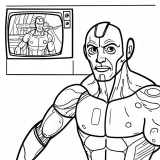 Homem Titan Tv Páginas Para Colorir