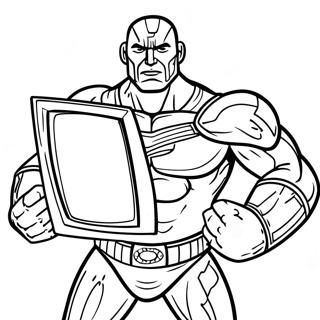 Pagina Para Colorir Do Homem Da Tv Titan 2001-1642