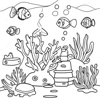 Pagina Para Colorir Recifes De Coral Subaquaticos 20040-18673