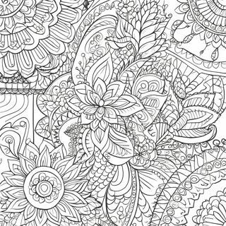 Pagina Para Colorir Padroes Intricados De Henna 20070-18698