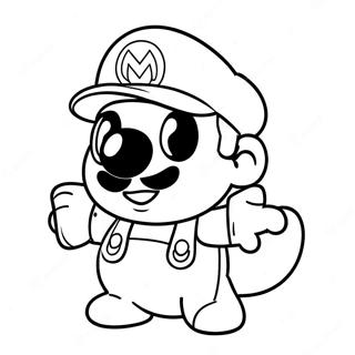 Pagina Para Colorir Do Cappy De Super Mario Odyssey 20201-18781