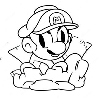 Pagina Para Colorir Do Cappy De Super Mario Odyssey 20201-18784