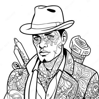 Pagina Para Colorir De Tatuagem Gangsta 2021-1660