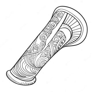 Pagina Para Colorir Do Shofar Do Yom Kipur 20262-18835