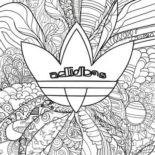 Pagina Para Colorir Do Logotipo Da Adidas 20271-18838