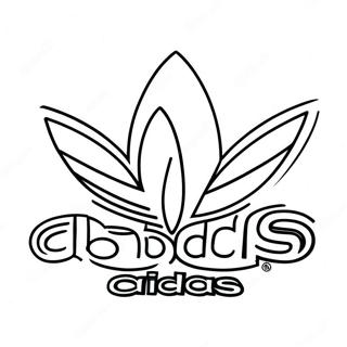 Pagina Para Colorir Do Logotipo Da Adidas 20271-18840