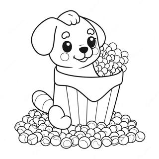 Puppycorn Páginas Para Colorir