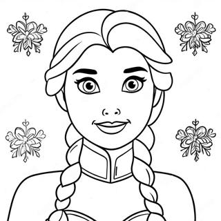 Elsa Frozen 2 Mostre-Se Páginas Para Colorir