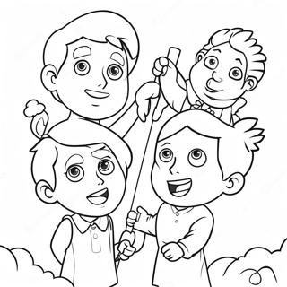 Pagina Para Colorir Do Luca Com Amigos 2032-1669