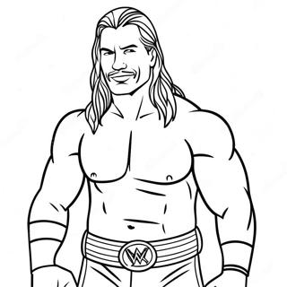 Pagina Para Colorir Personalizada Do Superastro Da Wwe 20392-18938