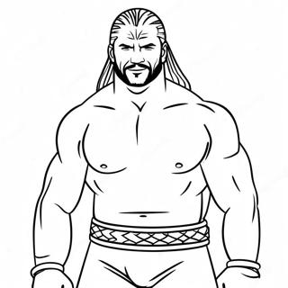 Pagina Para Colorir Personalizada Do Superastro Da Wwe 20392-18940