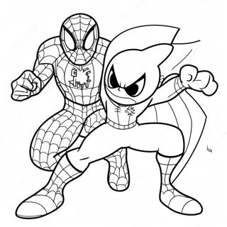 Pagina Para Colorir Homem Aranha E Sonic Juntos 20422-18962