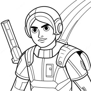 Pagina Para Colorir Do Ezra Bridger Em Acao 20512-19036