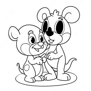 Pagina Para Colorir Dos Valentes Disney Fofos 2051-1684