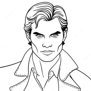 Pagina Para Colorir De Vampire Diaries 20521-19040