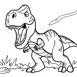 Pagina Para Colorir De T Rex Rugindo 20692-19177