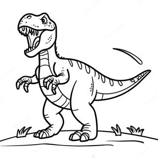 Pagina Para Colorir De T Rex Rugindo 20692-19178