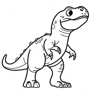 Pagina Para Colorir De T Rex Rugindo 20692-19180