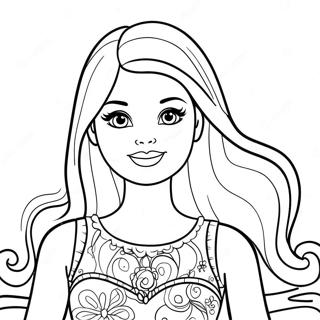 Pagina Para Colorir Do Filme Da Barbie 20701-19184