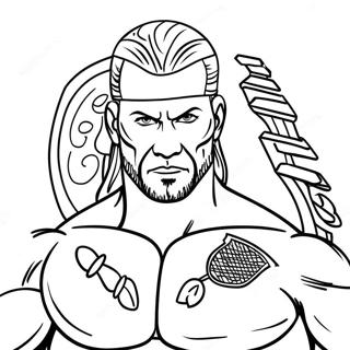 Pagina Para Colorir Da Wwe 20751-19223