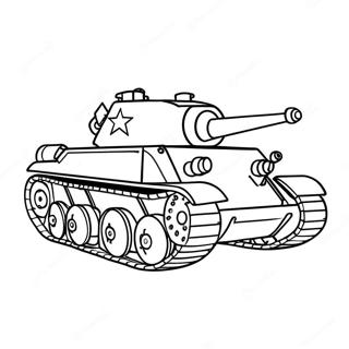 Pagina Para Colorir De Tanque Realista Da Segunda Guerra Mundial 20793-19249