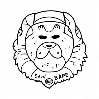 Pagina Para Colorir Do Logo Bape 20812-19262