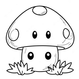 Pagina Para Colorir Do Cogumelo Do Mario 20822-19272