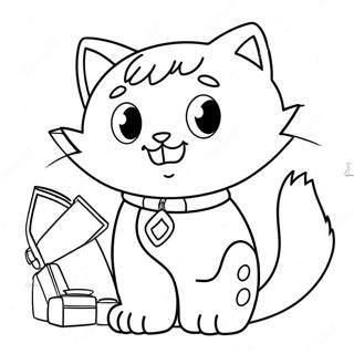 Pagina Para Colorir Do Super Gatinho Aventureiro 20853-19297