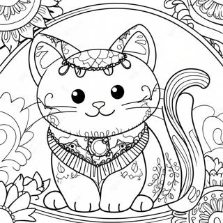 Pagina Para Colorir De Gato Sassy Com Atitude 2092-1717