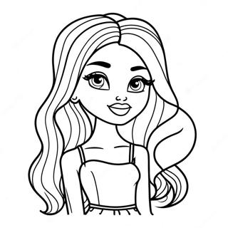 Pagina Para Colorir De Bratz Fashion 20992-19407