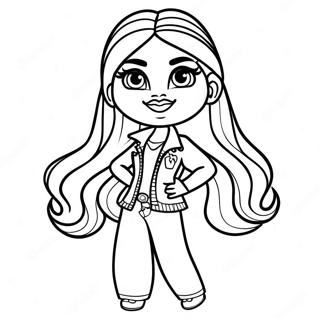 Pagina Para Colorir De Bratz Fashionista Na Moda 20993-19411