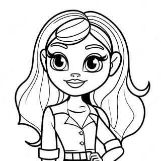 Pagina Para Colorir De Bratz Fashionista Na Moda 20993-19412