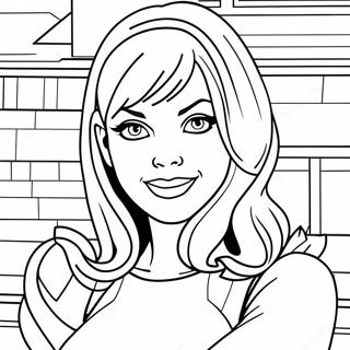 Pagina Para Colorir Da Gwen Stacy 21022-19432