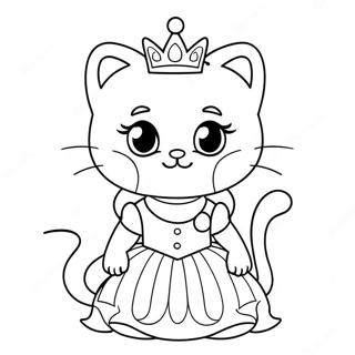 Pagina Para Colorir Da Princesa Gatinha 21042-19446