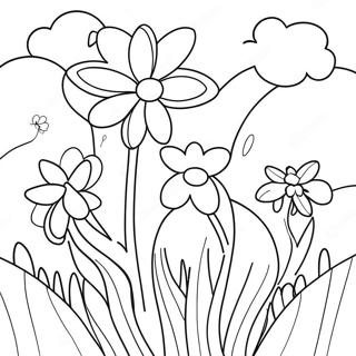 Pagina Para Colorir De Flores De Primavera 21123-19509