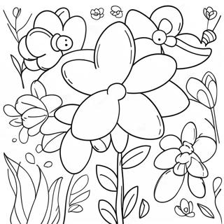 Pagina Para Colorir De Flores De Primavera 21123-19510