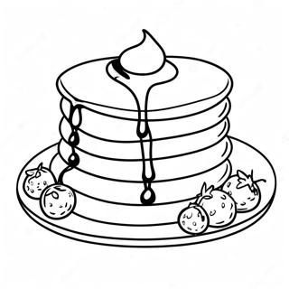 Pagina Para Colorir De Panquecas Do Ihop Com Xarope 21143-19528