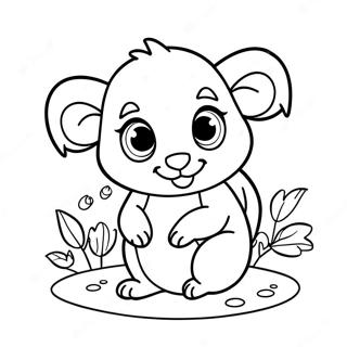 Pagina Para Colorir Bebe Gamba Fofo 21213-19582