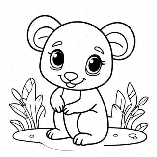 Pagina Para Colorir Bebe Gamba Fofo 21213-19584